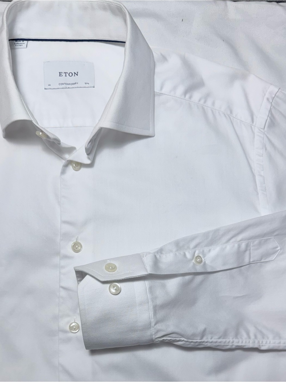 ETON White Dress Shirt - Contemporary Fit